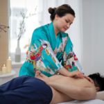 Authentic Thai massage session