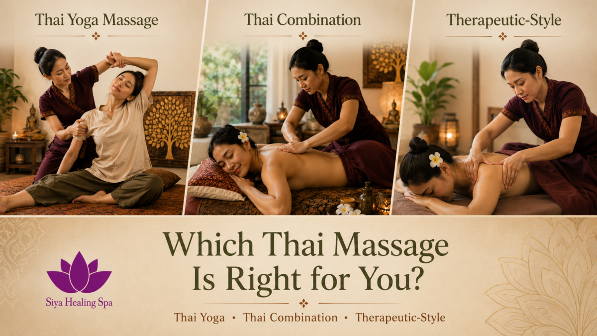 Types of Thai massage in NYC at Siya Healing Spa